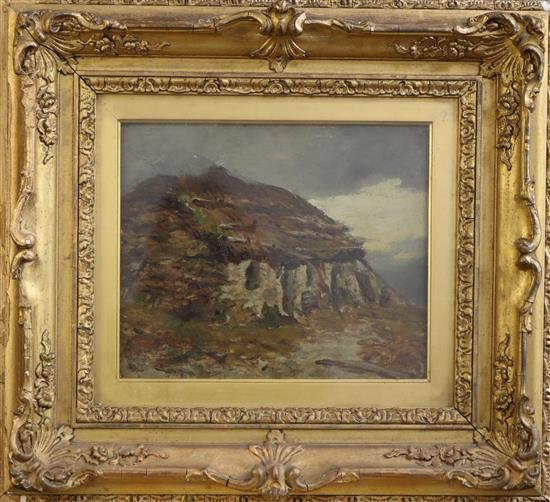 J. Clark (19th C.) Cottage at Killin 10 x 12in.